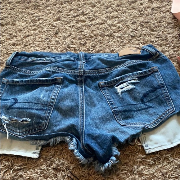 jean button up shorts american eagle - Picture 2 of 2